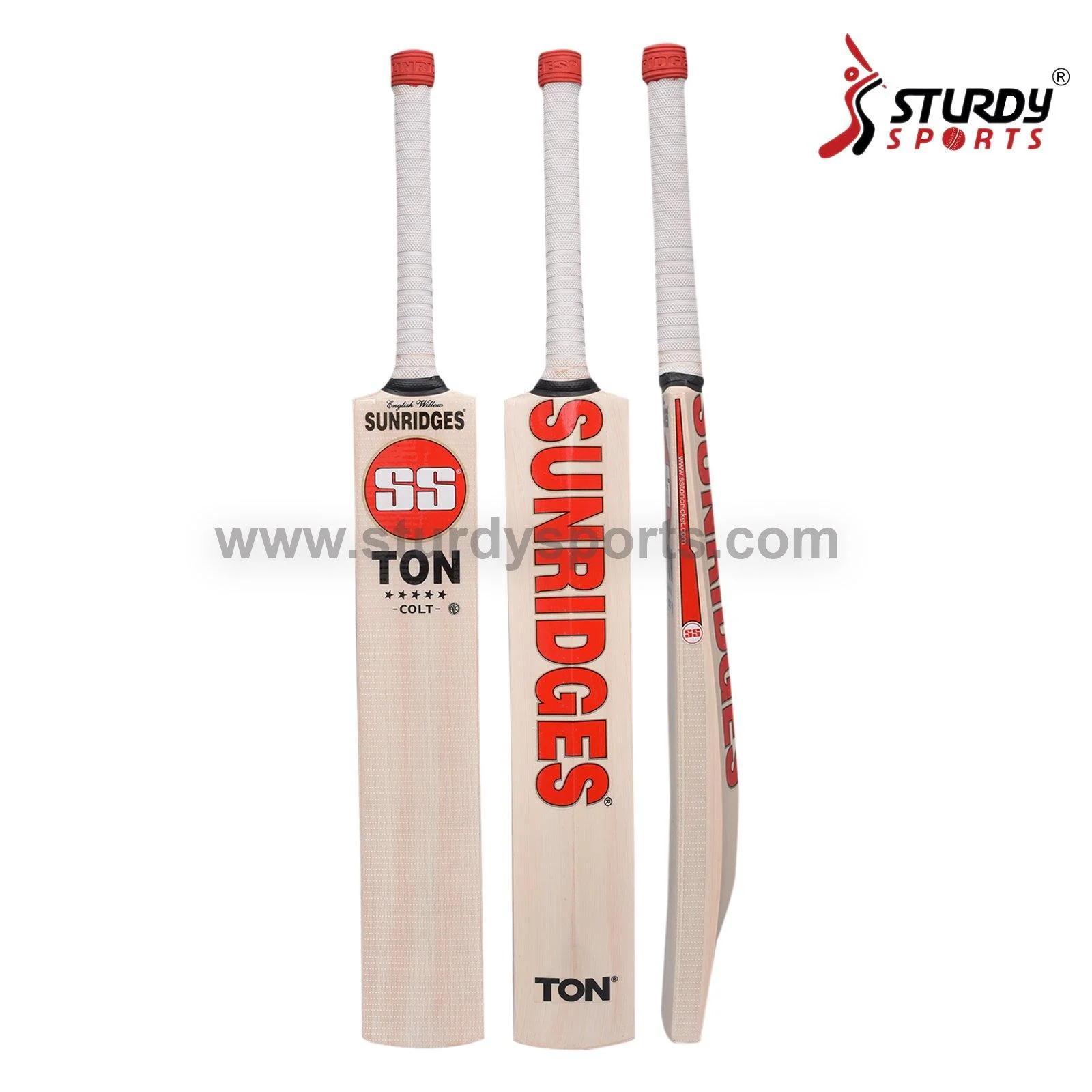 SS Ton Colt Cricket Bat - Small Adult - Image 3