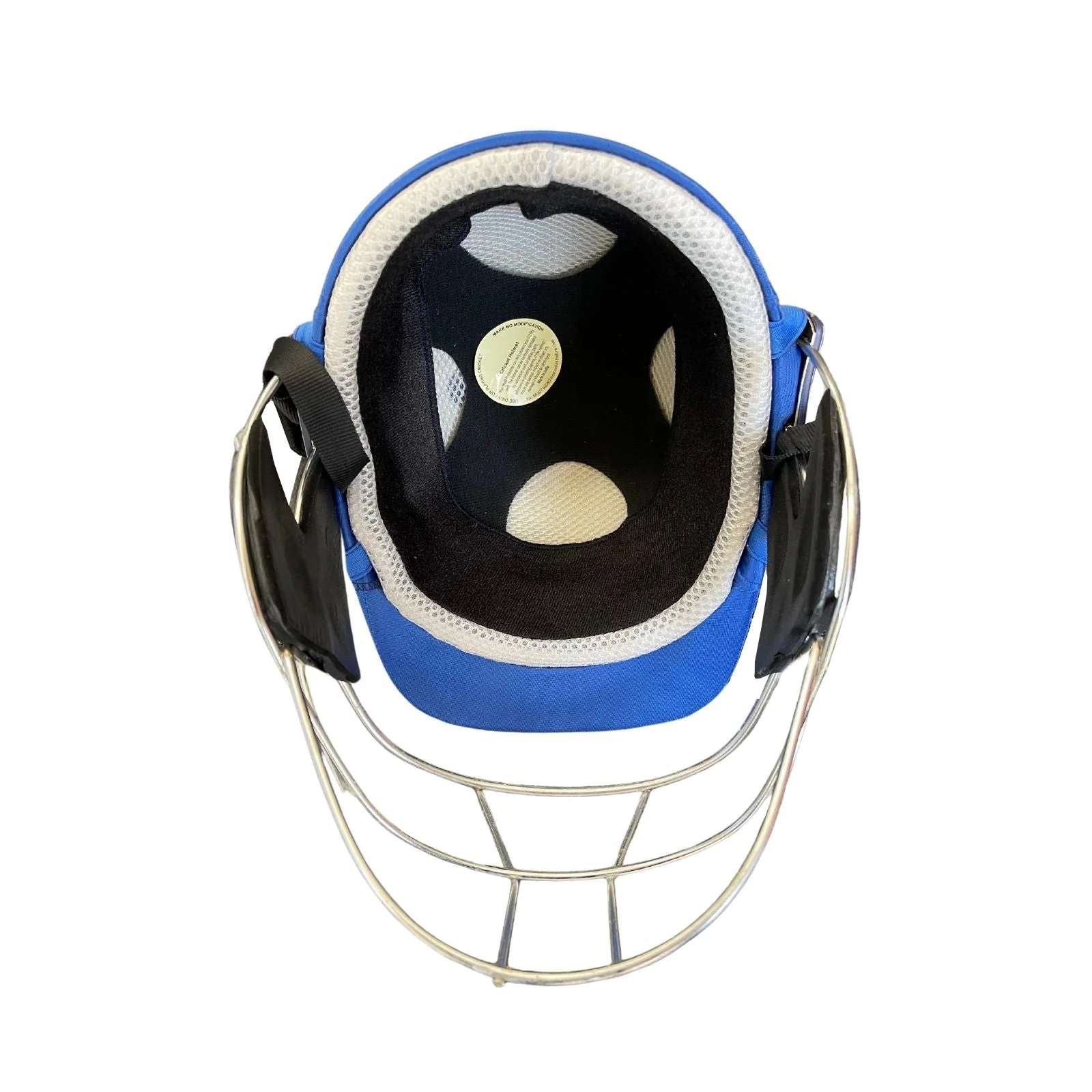 Sturdy Cheetah Royal Blue Steel Cricket Helmet - Youth - Image 3