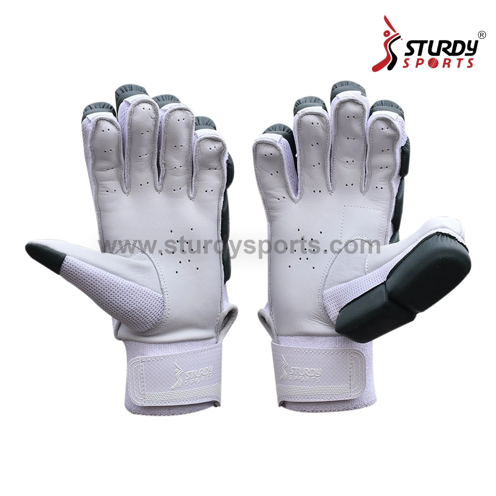 Sturdy Dragon Bottle Green Cricket Batting Gloves - Senior - Image 2