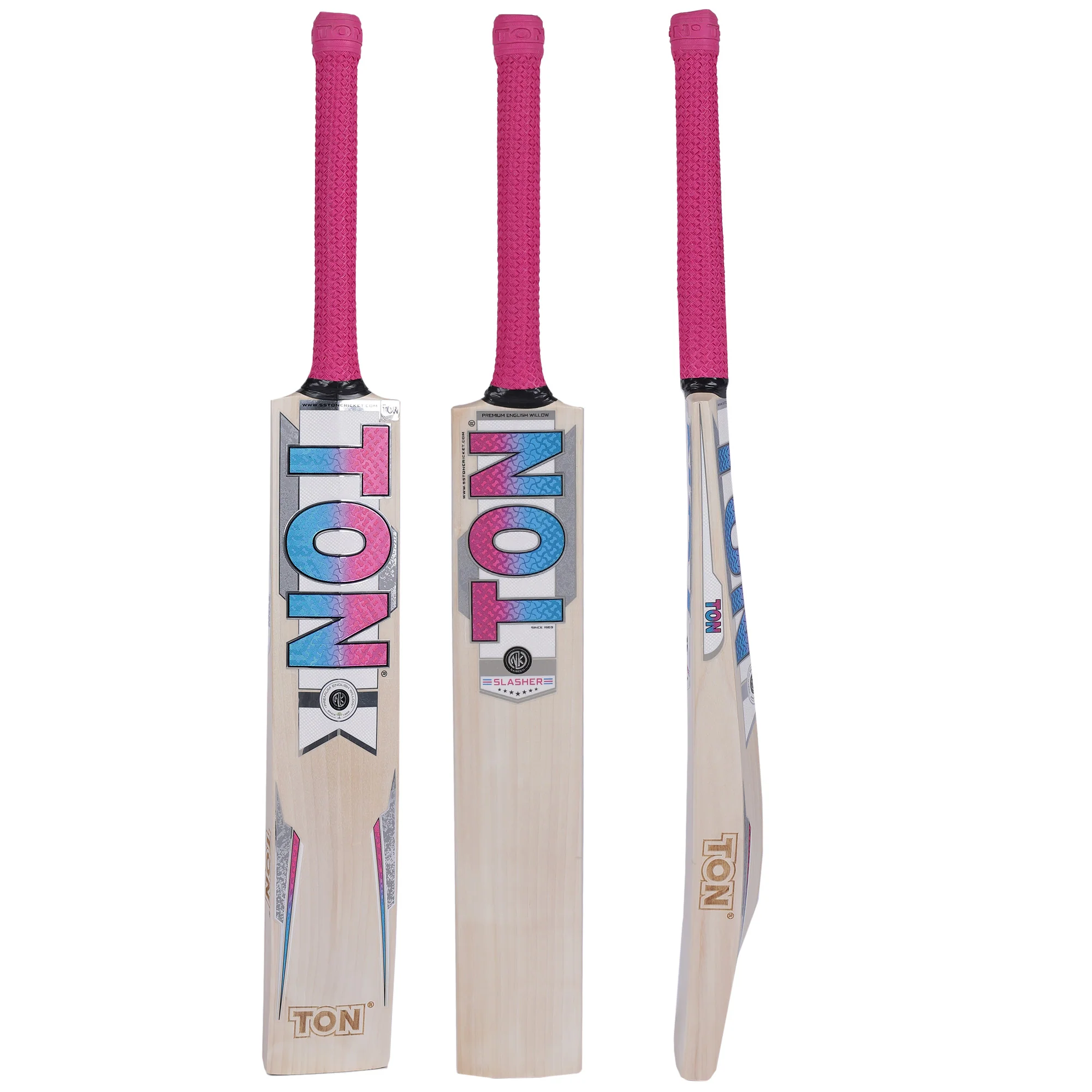 TON Slasher Cricket Bat - Senior LB/LH - Image 4